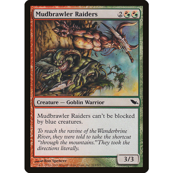 Magic: The Gathering Mudbrawler Raiders (213) Moderately Played