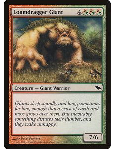 Magic: The Gathering Loamdragger Giant (210) Moderately Played