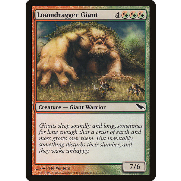 Magic: The Gathering Loamdragger Giant (210) Moderately Played