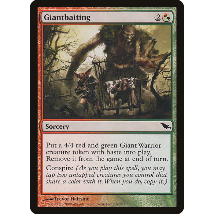Magic: The Gathering Giantbaiting (207) Moderately Played