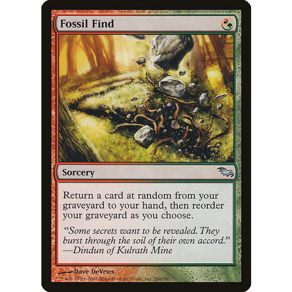 Magic: The Gathering Fossil Find (206) Moderately Played