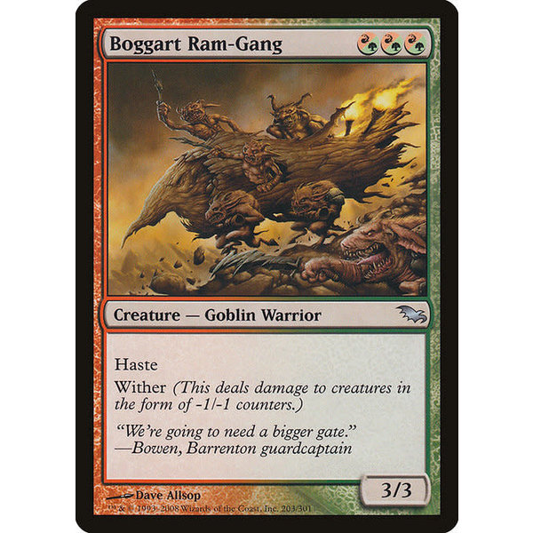 Magic: The Gathering Boggart Ram-Gang (203) Moderately Played