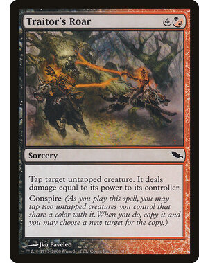 Magic: The Gathering Traitor's Roar (200) Moderately Played