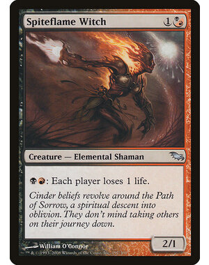 Magic: The Gathering Spiteflame Witch (197) Moderately Played