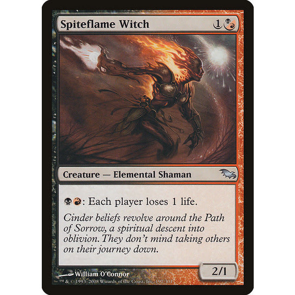 Magic: The Gathering Spiteflame Witch (197) Moderately Played