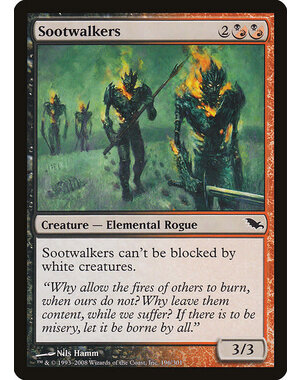 Magic: The Gathering Sootwalkers (196) Lightly Played Foil