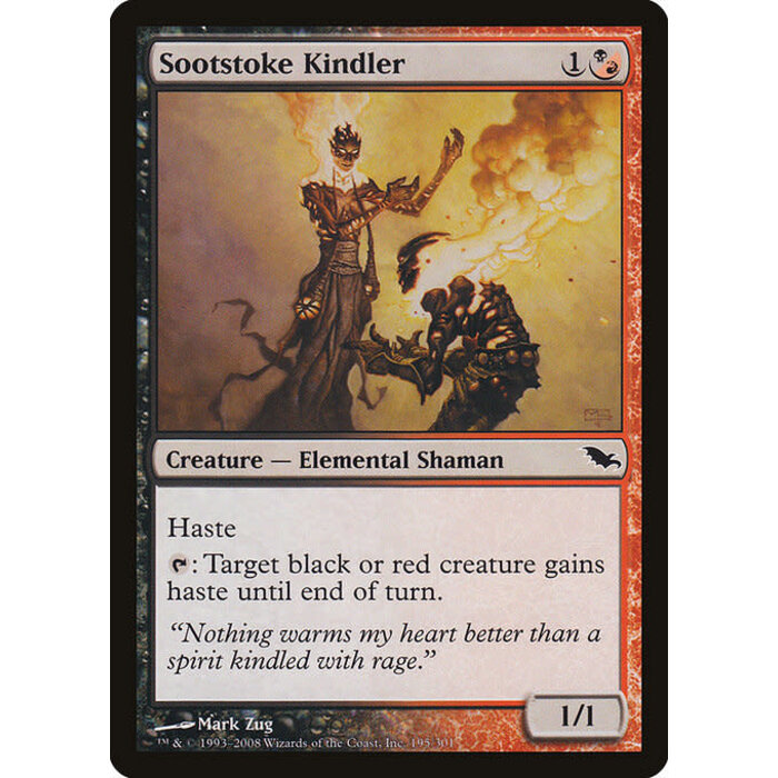 Magic: The Gathering Sootstoke Kindler (195) Moderately Played