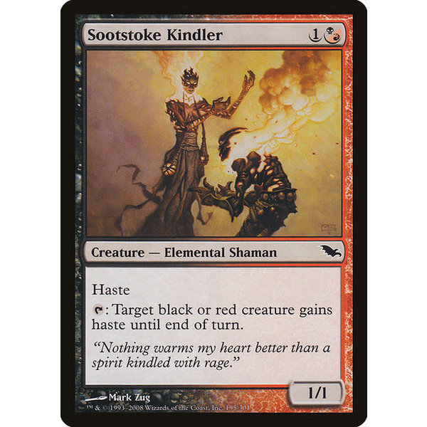 Magic: The Gathering Sootstoke Kindler (195) Moderately Played Foil