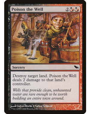 Magic: The Gathering Poison the Well (193) Moderately Played
