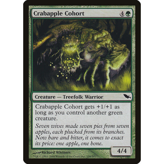 Magic: The Gathering Crabapple Cohort (109) Lightly Played Foil