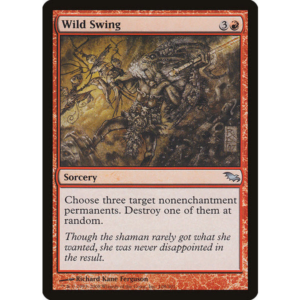 Magic: The Gathering Wild Swing (108) Moderately Played