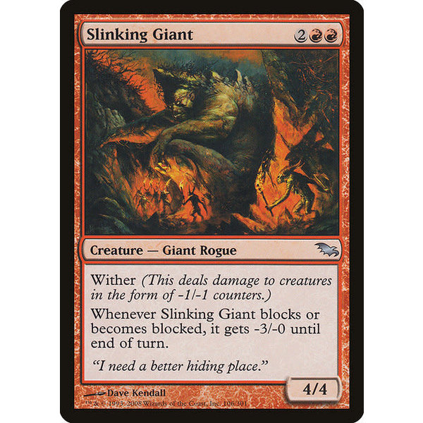 Magic: The Gathering Slinking Giant (106) Moderately Played