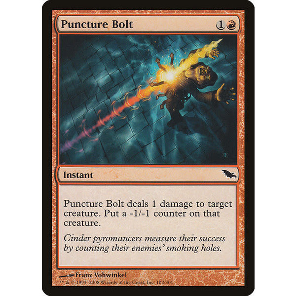Magic: The Gathering Puncture Bolt (102) Moderately Played