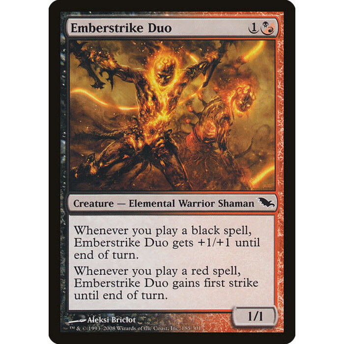 Magic: The Gathering Emberstrike Duo (185) Moderately Played