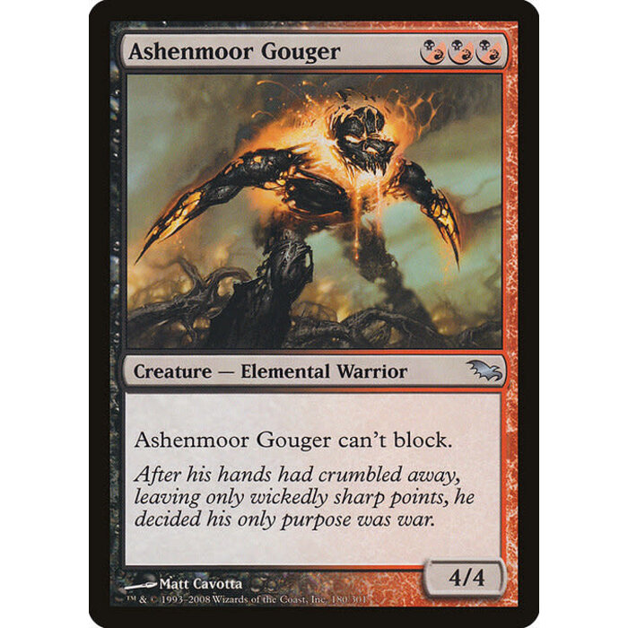 Magic: The Gathering Ashenmoor Gouger (180) Lightly Played Foil