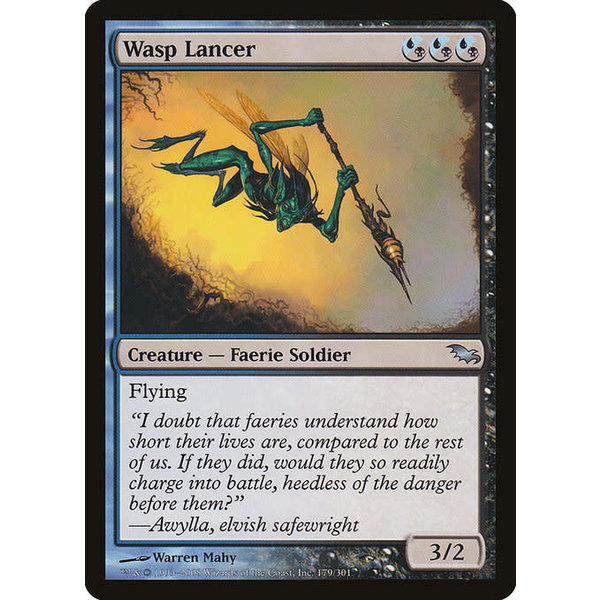 Magic: The Gathering Wasp Lancer (179) Moderately Played