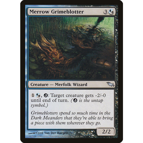 Magic: The Gathering Merrow Grimeblotter (171) Moderately Played