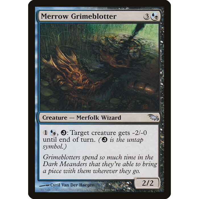 Magic: The Gathering Merrow Grimeblotter (171) Moderately Played