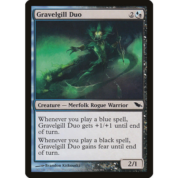 Magic: The Gathering Gravelgill Duo (165) Moderately Played