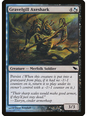 Magic: The Gathering Gravelgill Axeshark (164) Lightly Played Foil