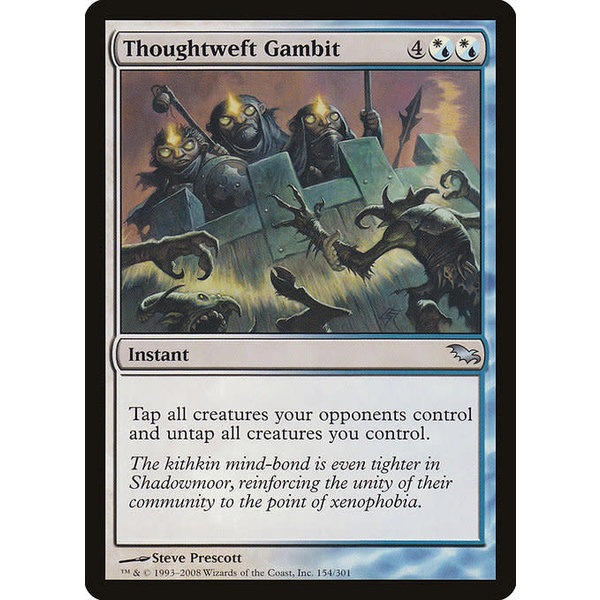 Magic: The Gathering Thoughtweft Gambit (154) Moderately Played