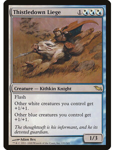 Magic: The Gathering Thistledown Liege (153) Moderately Played