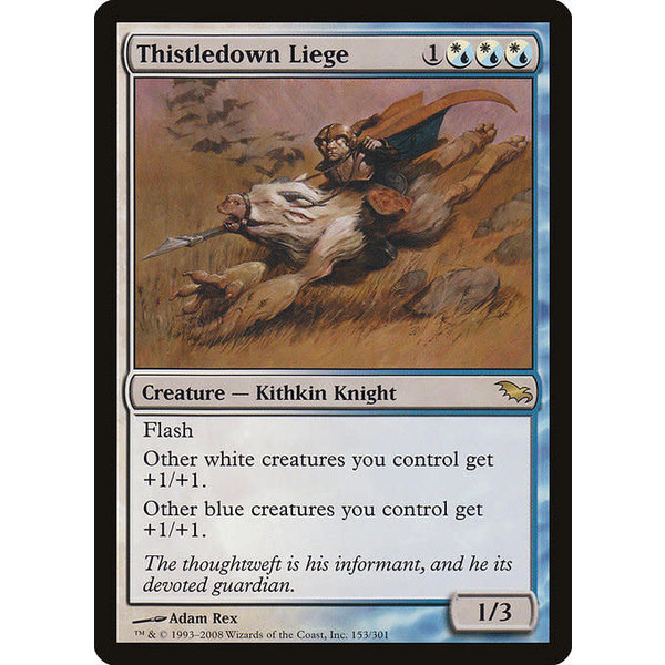 Magic: The Gathering Thistledown Liege (153) Moderately Played