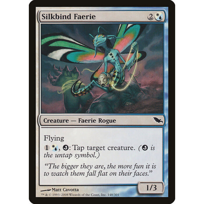 Magic: The Gathering Silkbind Faerie (148) Moderately Played