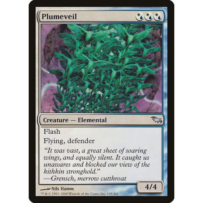 Magic: The Gathering Plumeveil (145) Moderately Played