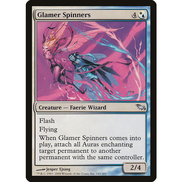 Magic: The Gathering Glamer Spinners (141) Moderately Played Foil
