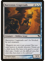 Magic: The Gathering Barrenton Cragtreads (138) Moderately Played