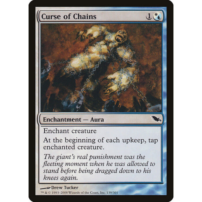 Magic: The Gathering Curse of Chains (139) Moderately Played
