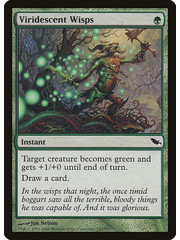 Magic: The Gathering Viridescent Wisps (132) Moderately Played