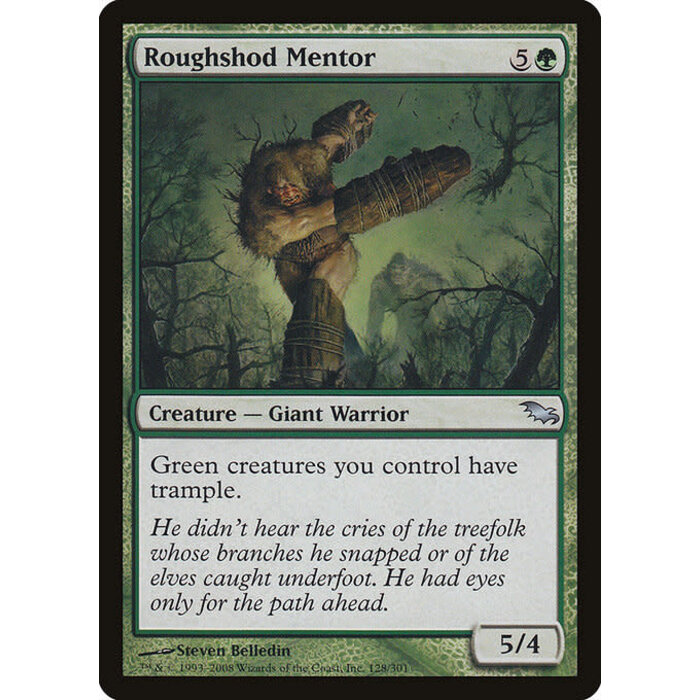 Magic: The Gathering Roughshod Mentor (128) Moderately Played