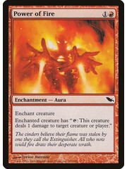 Magic: The Gathering Power of Fire (101) Moderately Played Foil