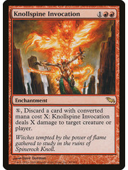 Magic: The Gathering Knollspine Invocation (099) Moderately Played