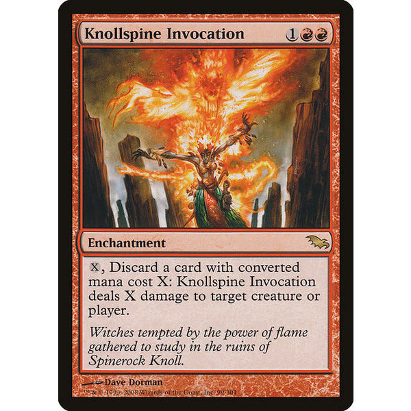 Magic: The Gathering Knollspine Invocation (099) Moderately Played