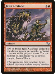 Magic: The Gathering Jaws of Stone (097) Moderately Played Foil