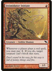 Magic: The Gathering Intimidator Initiate (096) Moderately Played