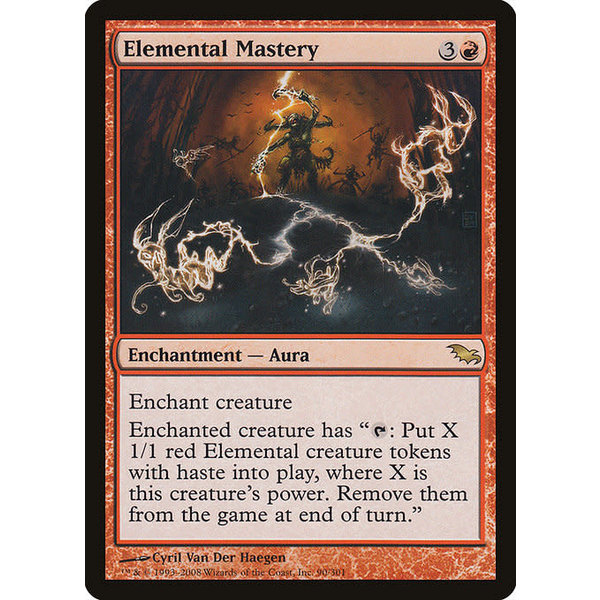 Magic: The Gathering Elemental Mastery (090) Moderately Played Foil - Chinese (S)