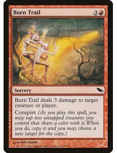 Magic: The Gathering Burn Trail (086) Moderately Played