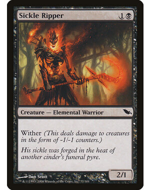 Magic: The Gathering Sickle Ripper (077) Moderately Played