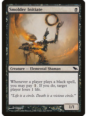 Magic: The Gathering Smolder Initiate (078) Lightly Played Foil