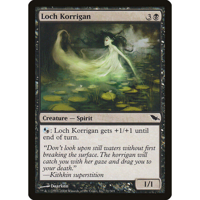 Magic: The Gathering Loch Korrigan (071) Moderately Played