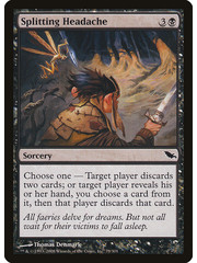 Magic: The Gathering Splitting Headache (079) Moderately Played