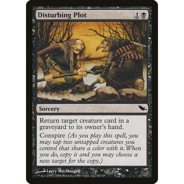 Magic: The Gathering Disturbing Plot (064) Moderately Played