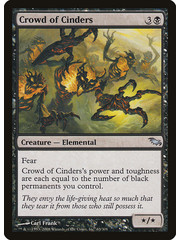 Magic: The Gathering Crowd of Cinders (063) Lightly Played Foil