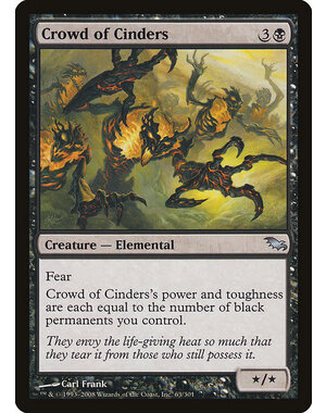 Magic: The Gathering Crowd of Cinders (063) Lightly Played Foil