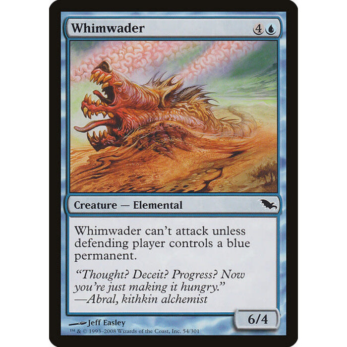 Magic: The Gathering Whimwader (054) Moderately Played