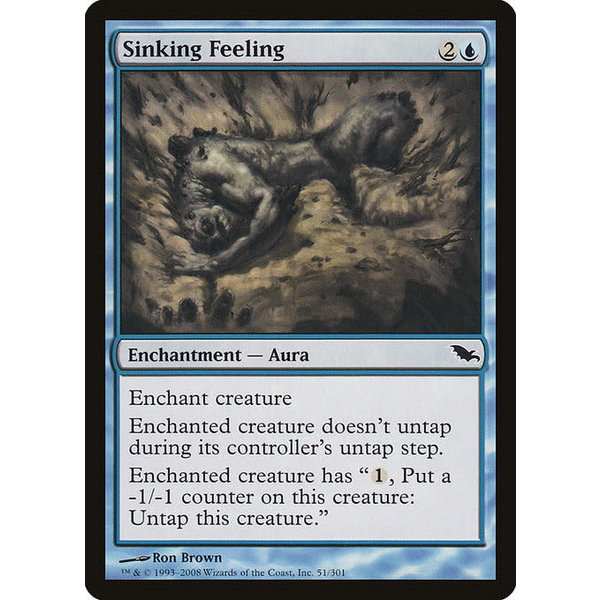 Magic: The Gathering Sinking Feeling (051) Moderately Played